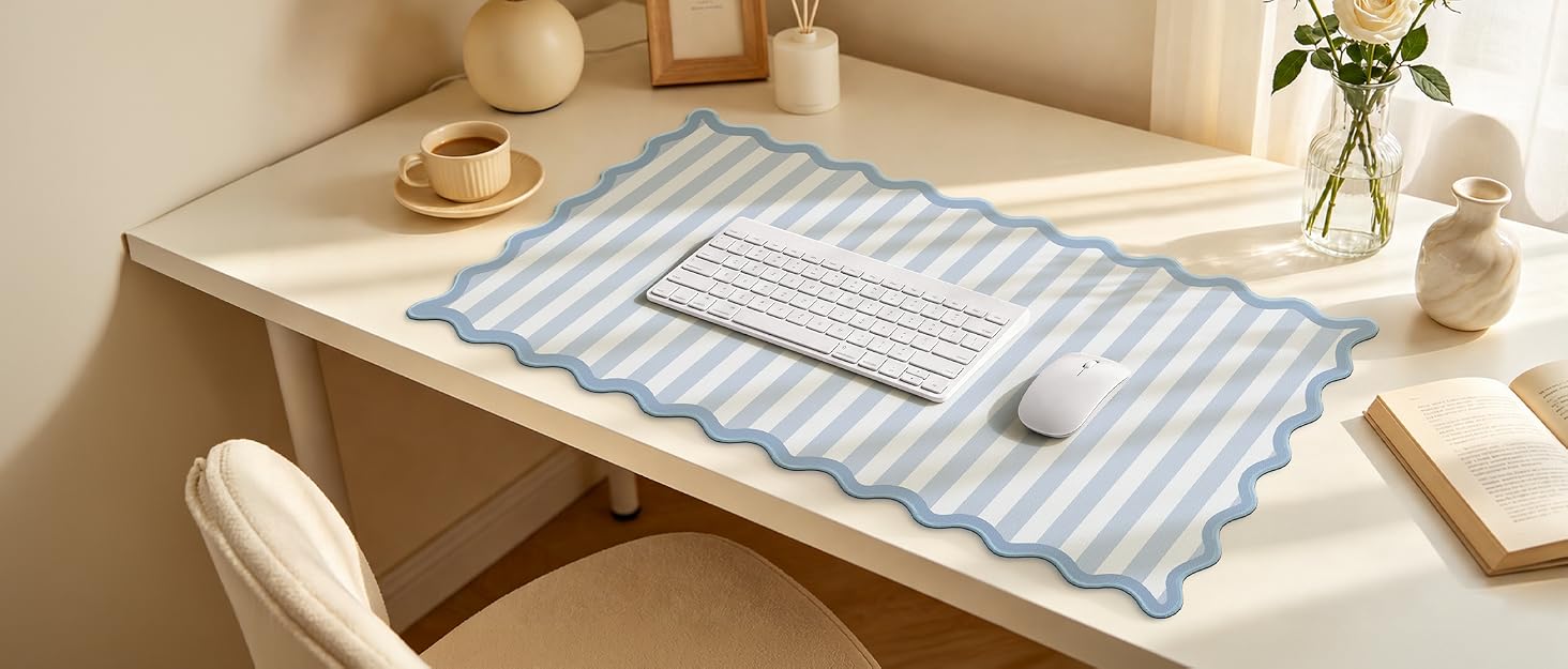 Scalloped Desk Mat