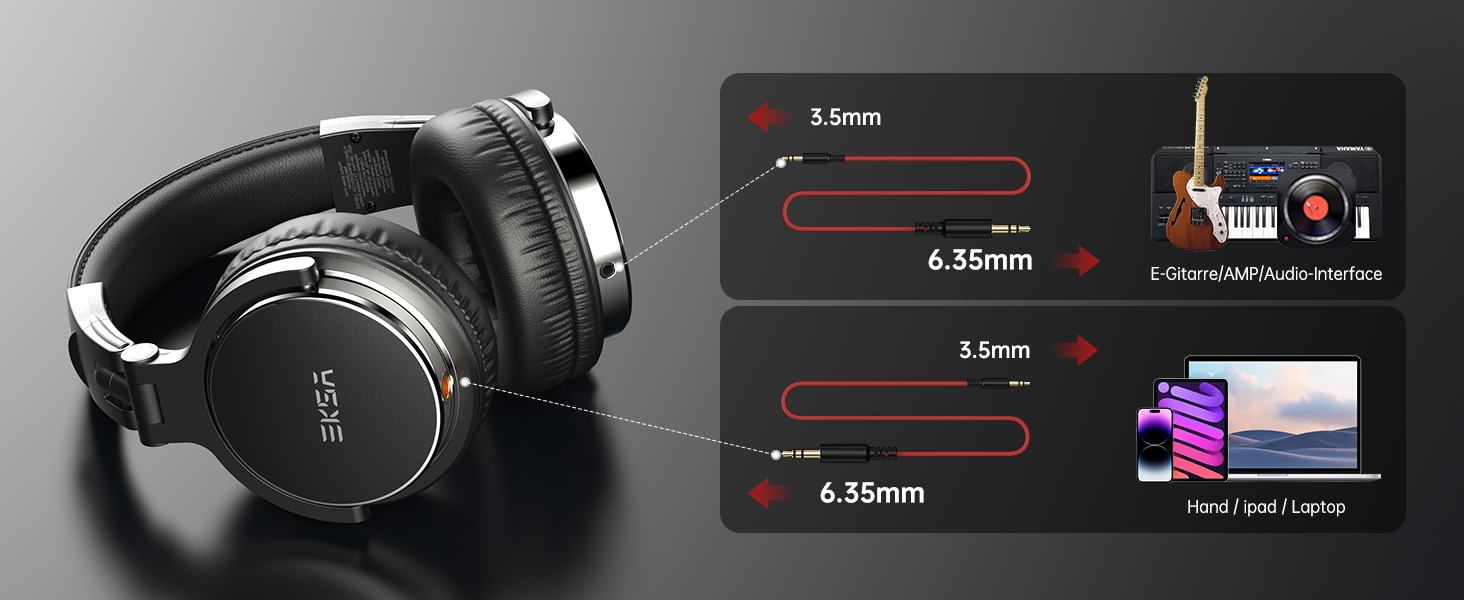Wired Over Ear Headphones