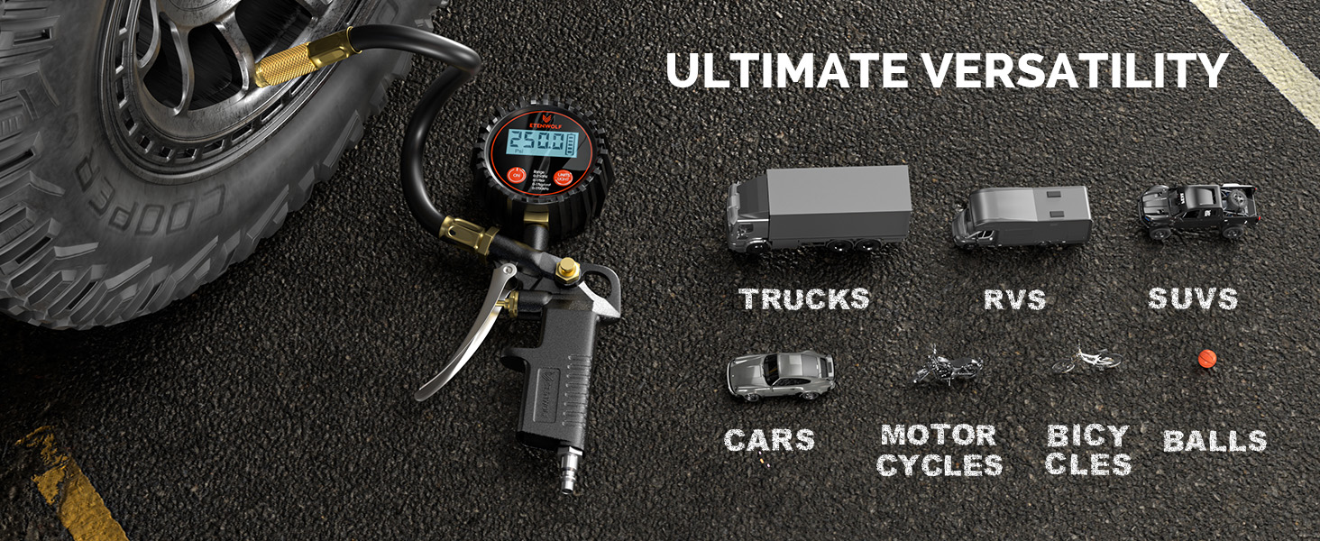 T500 tire pressure gauge