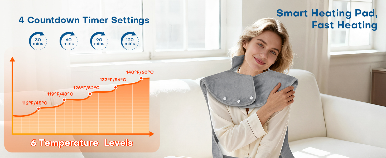 electric heating pad large