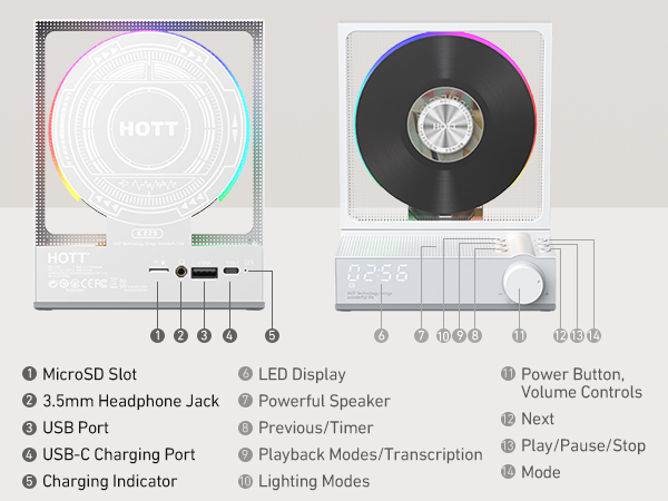 bluetooth speaker cd player