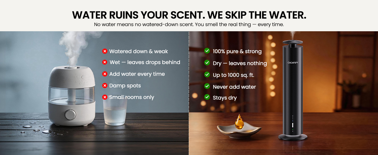 why choose waterless diffuser