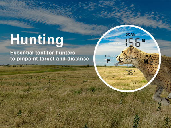 Laser Rangefinder for Golf &amp; Hunting Range Finder