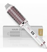 Ukliss 1.5 inch Thermal Brush, Dual Voltage Fast Heated Styling Tool for Worldwide Travel, Cerami...