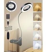 ReinHoo 10X Magnifying Glass with Light,5 Colors+10 Brightness Reading Lamp,58 LED Magnifier with...