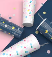 Zak Designs Disney Mickey Mouse and Minnie Mouse Vacuum Insulated Stainless Steel Travel Tumblers