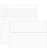 RINRDA 4x6 White Envelopes For Invitation, A6 envelope 4.75 x 6.5 inch, 4X6 Envelopes for A6 card...