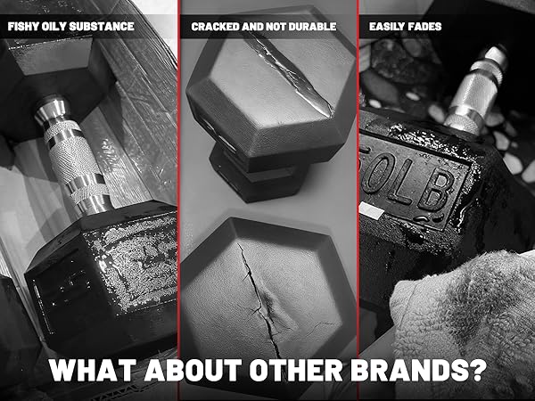 PAPABABE Hex Dumbbell Set