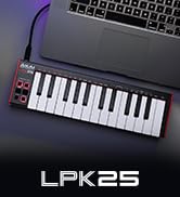 Akai Professional USB MIDI Keyboard Controller with 25 Responsive Synth Keys for Mac and PC, Arpe...