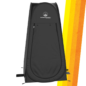 Image of the portable shower for camping.