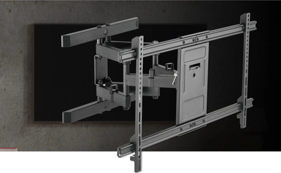 Full-Motion Articulating TV Wall Mount Bracket For 43" to 90" flat and curved TVs