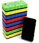 IHPUKIDI Dry Erase Eraser, Magnetic Whiteboard Eraser 8 Pack White Board Erasers, Dry Eraser for ...