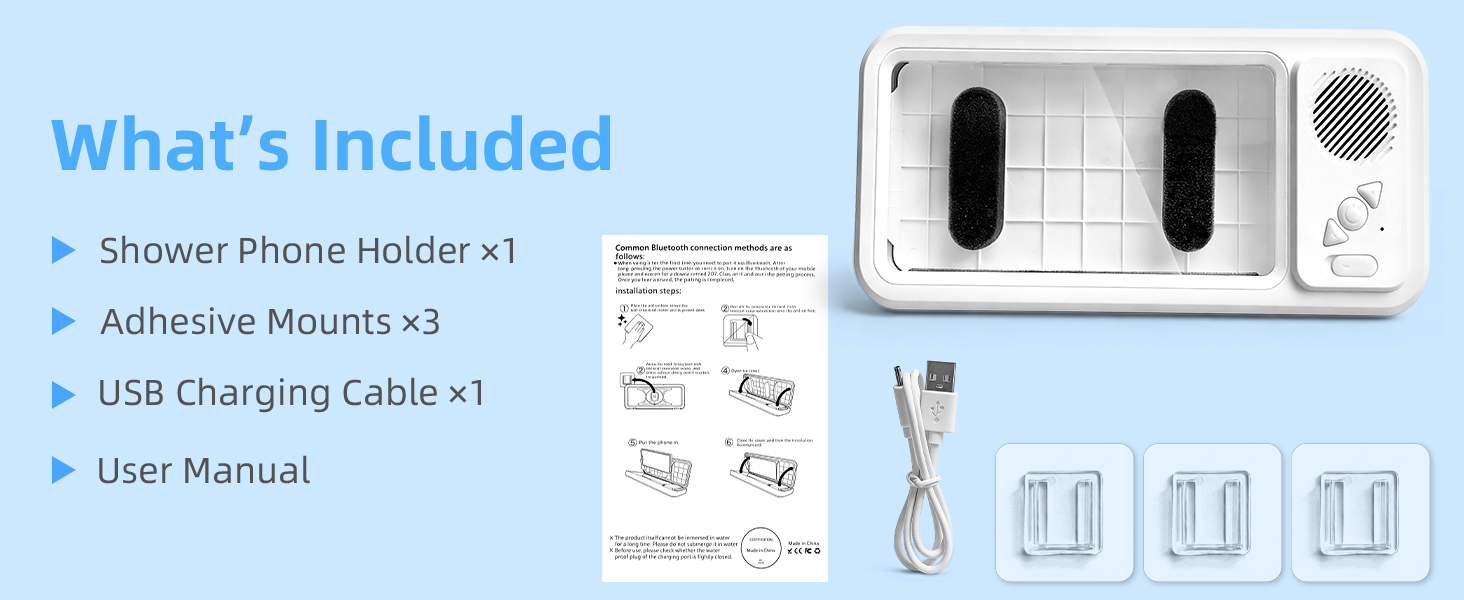 phone holder for shower