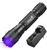 ULTRAFIRE 365nm UV Flashlight, 10W Single Mode Black Light Flashlight, Powerful LED Blacklight Fl...