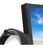 Dlilise Headphone Holder for Monitor, Premium Metal Headsets Stand, Sticky Headphone Hanger Hooks...