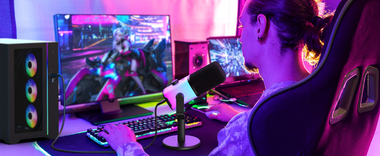 MAONO USB A&amp;C 2 in 1 microphone cable