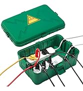 Hrensaw Large Outdoor Electrical Box(12.5x8.5x5inch),IP54 Waterproof Outdoor Outlet Covers,Weathe...