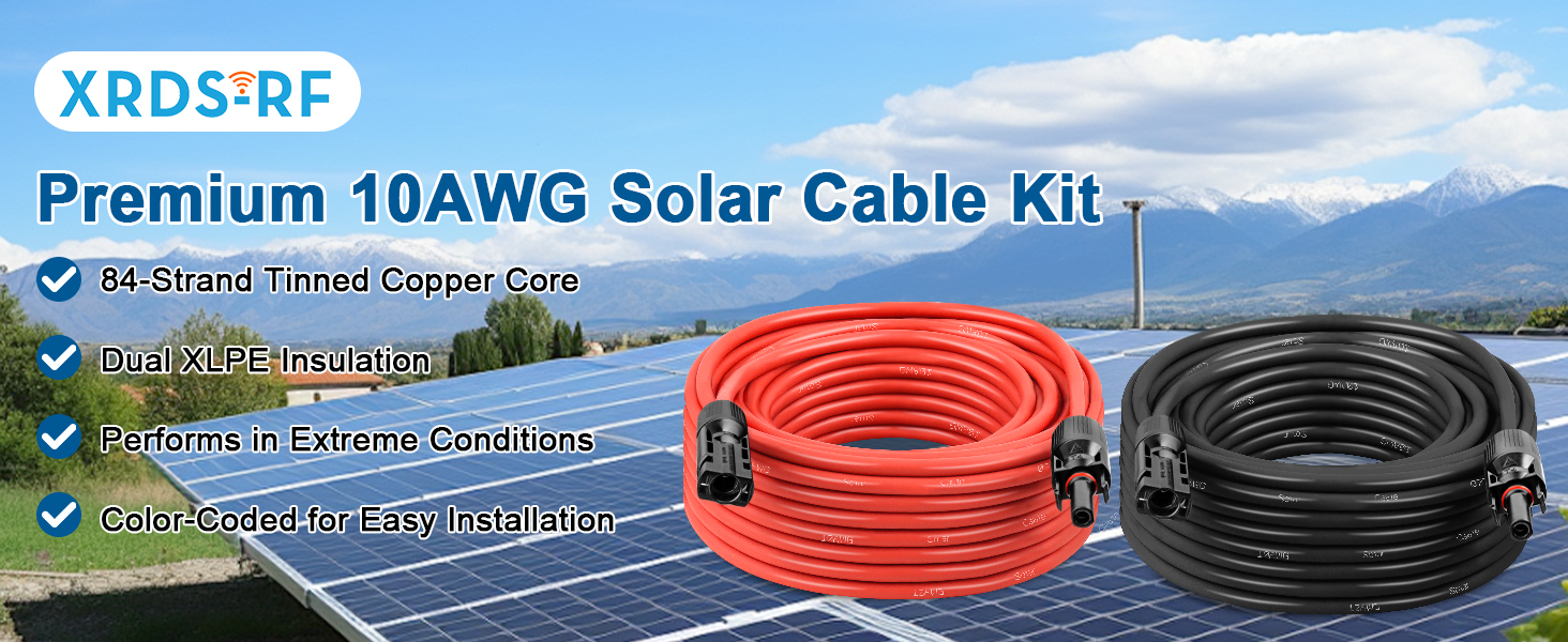 10AWG Solar Extension Cable