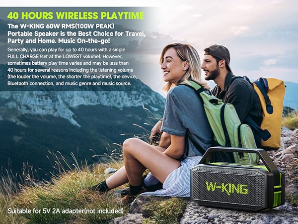 bluetooth speaker w-king
