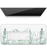 Auhoahsil Desk Pad, XL Extended Large Gaming Mouse Pad 31.5 x 11.8 Inch, Waterproof Mousepad with...