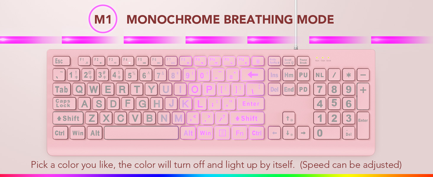 light up keyboard