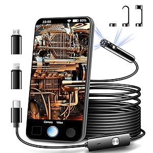 dual lens endoscope cell phone borescope endoscope iphone iphone endoscope