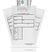 Bank Deposit Bags - Pack of 500 | Extra Strength Tamper -Evident, Deposit Bags- Self Adhesive Sea...