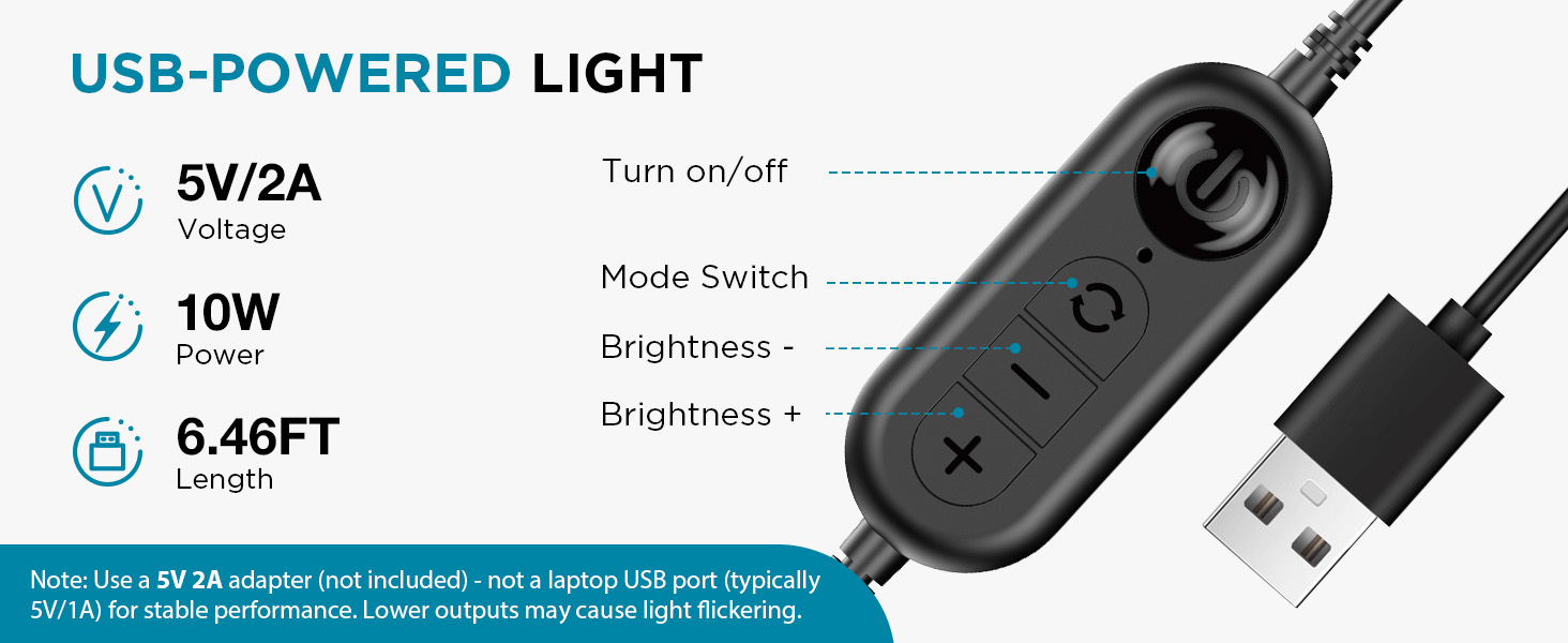 on-camera video light