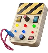Montessori Busy Board for Toddlers - Wooden Sensory Toys for Toddlers - Toys For Autistic Childre...