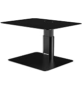 BoYata Monitor Stand, Adjustable Monitor Riser Metal Computer Stand Compatible with TV, PC, Lapto...