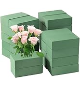 30 Pack Floral Foam Blocks for Fresh and Artificial Flowers – Green Wet Foam for Flower Arrangeme...