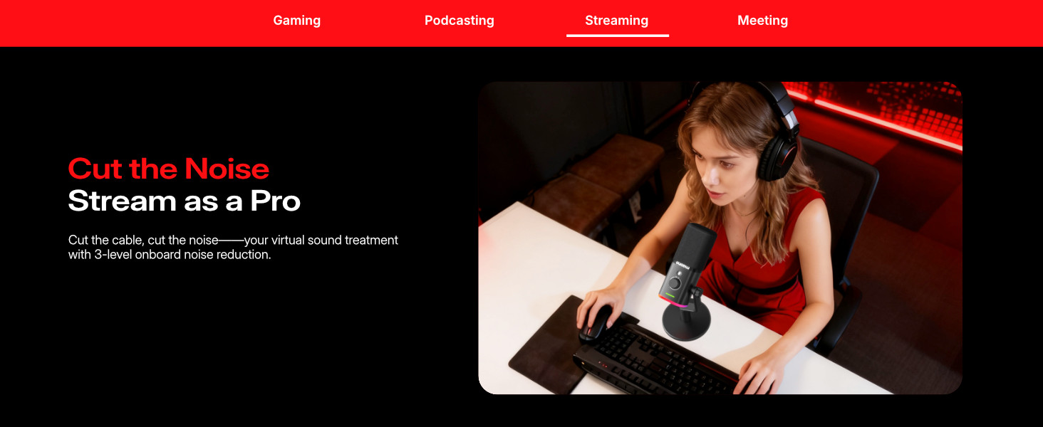 wireless microphone for streaming