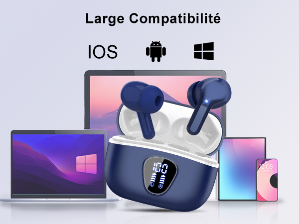 noise cancelling earbuds bluetooth headphone wirelesss earbuds