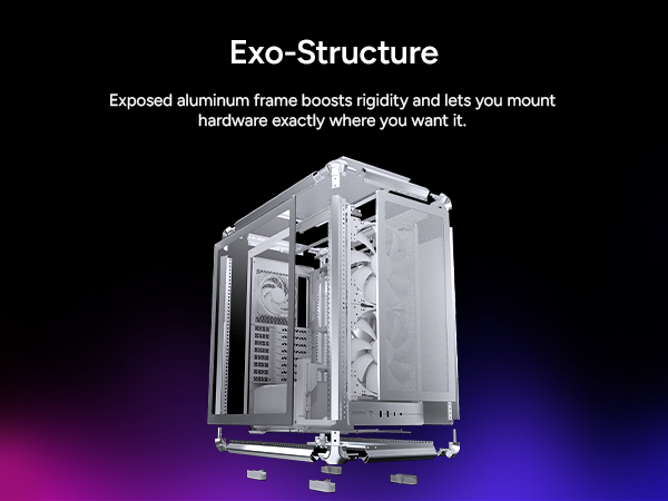MasterFrame 500 Mesh ARGB Silver-Exo-Structure