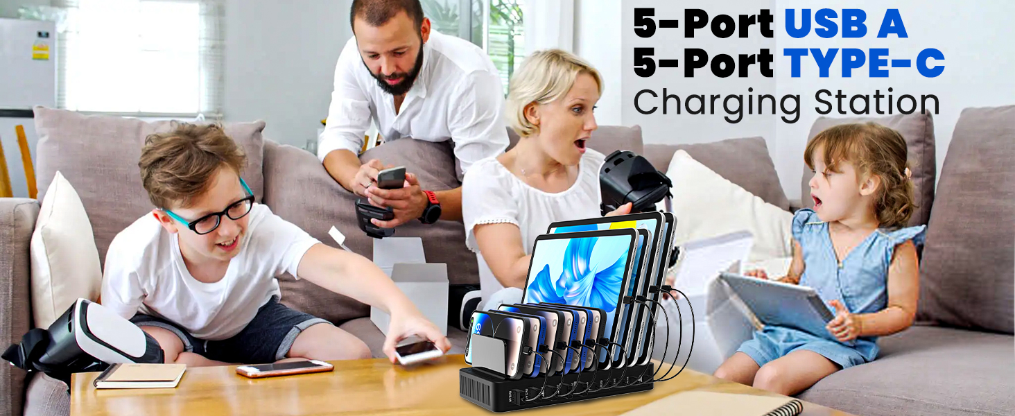 multiport USB charging station