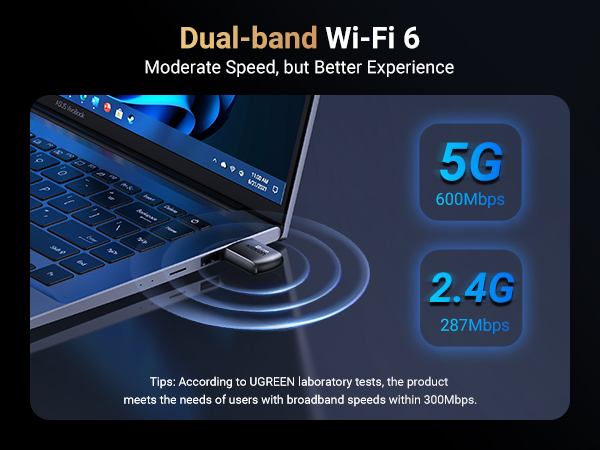 wifi adapter computer network adapter high gain dual antennas wifi to ethernet gaming 5GHz 2.4GHz