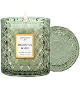 Chloefu LAN Eucalyptus &amp; Sage Scented Candles Luxury Candle with up to 55 Hour Long Lasting, High...