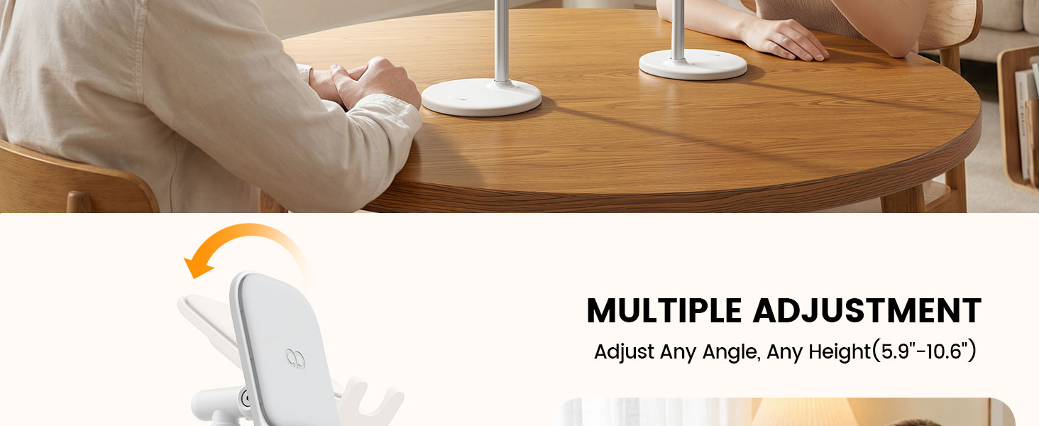 vertical phone stand cell phone stand holder for desk iphone 17 16 15 14 13 pro max air video