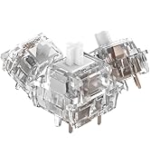 CORBOBO x LEOBOG Ice Soul Switches for Hot Swappable Custom Mechanical Keyboard, 5 Pin Pre-lubed ...