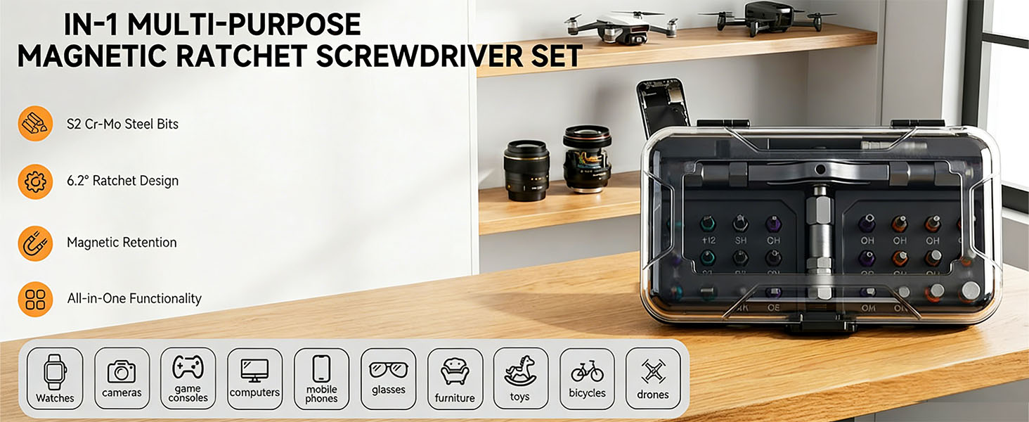 Ratchet Screwdriver Set