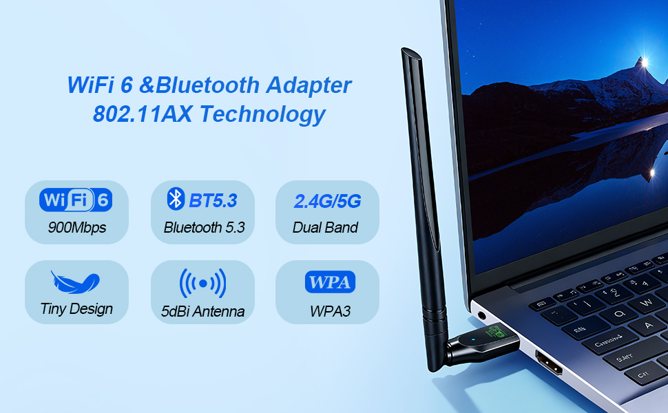 pc wifi adapter with bluetooth