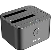Unitek USB 3.0 to SATA I/II/III Mini Dual Bay External Hard Drive Docking Station for 2.5 / 3.5-i...