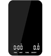 Coffee Scale with Timer, 0.1g Precision Mini Espresso Scale | Compact USB-C Rechargeable Digital ...