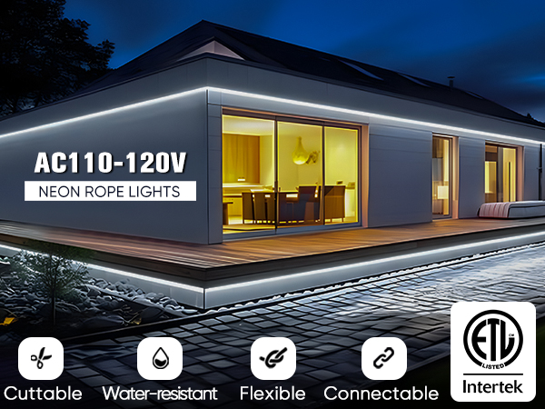 exterior led strip lights waterproof