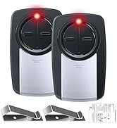 [2 Pack] KLIK5U-SS Universal 2-Button Remote for Chamberlain LiftMaster Craftsman Garage Door Ope...