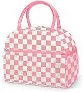 Coobiiya Corduroy Lunch Bag Lunch Box for Women Men, Cute Corduroy Lunch Tote Bags Insulated Reus...