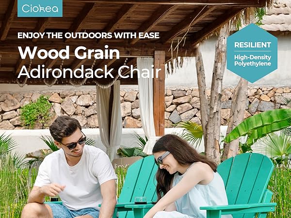 ciokea outdoor adirondack chair