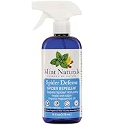 Mint Naturals Spider Repellent Spray – USDA Organic Peppermint Oil Scent for Indoor Areas, Office...