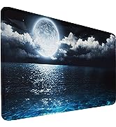 Naukay Large Mouse Pad, 31.5x15.7x0.12 inch Large Extended Computer Keyboard Mouse Mat, Water Res...