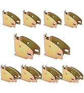 weyleity E-Track Wood Beam Socket Fittings | 10 Pack Wood Beam Brackets, E Track Lumber Bracket A...